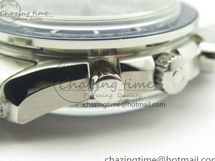 0514 SpeedMaster MoonWatch SS OMF 1:1 Best Edition Blue Dial On SS Bracelet A9300 V Casual 8088